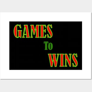 games to wins art designs Posters and Art